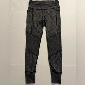 Athleta Leggings Excursion Hybrid Joggers Womens Size M Gray Pockets Workout
